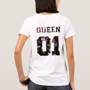 Camiseta pareja de rey y reina