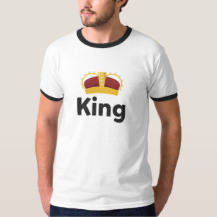 Camiseta pareja de rey y reina