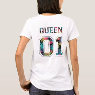 Camiseta pareja de rey y reina