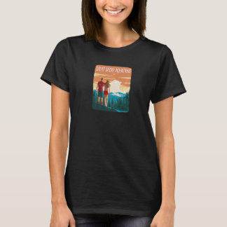 Camiseta Pareja de senderismo bosque Great Smoky Mountains