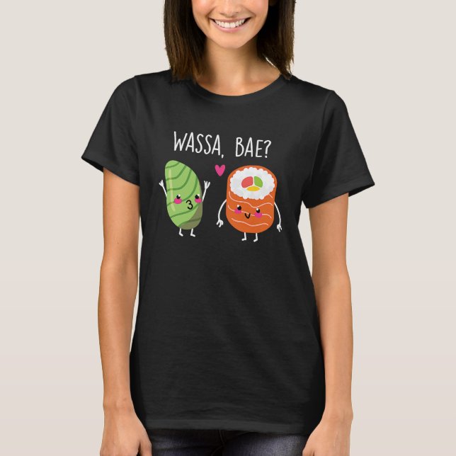 Camiseta Pareja de Sushi Wassa Bae Wasa (Anverso)