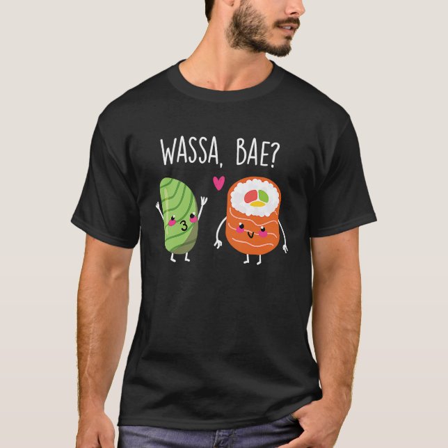 Camiseta Pareja de Sushi Wassa Bae Wasa (Anverso)