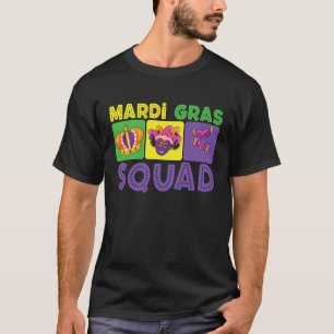 Camiseta Pareja de vacaciones familiares Monada de Mardi Gr