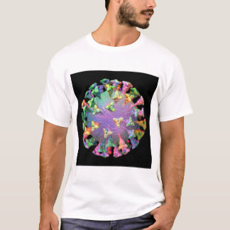 Camiseta Pareja de virus Rainbow Coronavirus COVID