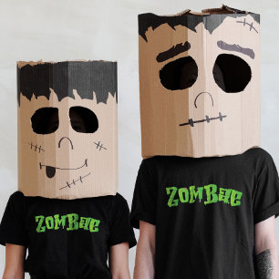 Camiseta Pareja de zombies coincidentes para familias en Ha