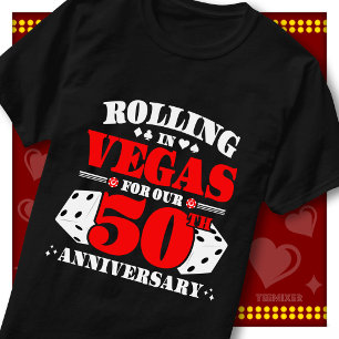 Camiseta Pareja del Casino en el 50 Aniversario de Vegas La