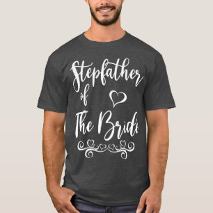Camiseta Pareja del padrastro de la novia y el Boda de Groo