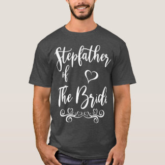 Camiseta Pareja del padrastro de la novia y el Boda de Groo