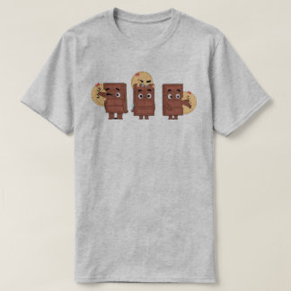 Camiseta Pareja divertida de amor Pancake Comer Choco