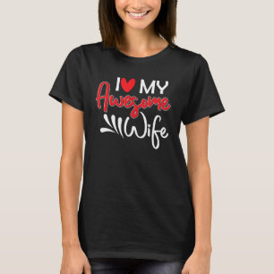 Camiseta Pareja divertida dice que amo a mi increíble parej