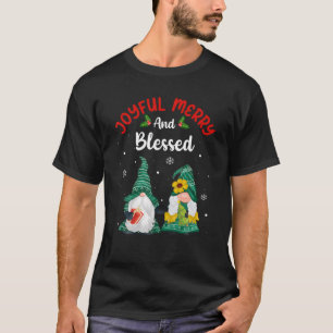 Camiseta Pareja divertida Gnomes Feliz Navidad Gnomes Lover