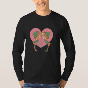 Camiseta Pareja Elf Enamorada Elves Besándose