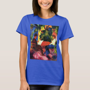 Camiseta Pareja en la mesa del jardín de August Macke