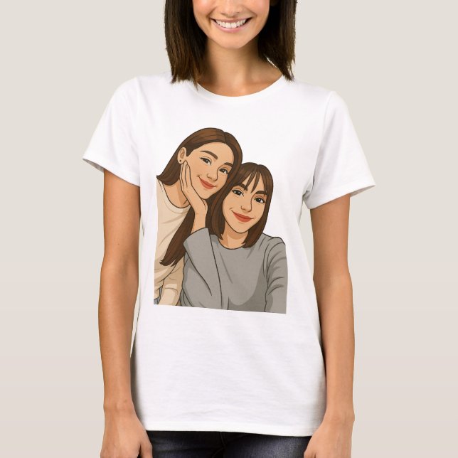 Camiseta Pareja Englot Thai GL Engfa y Charlotte Ship (Anverso)