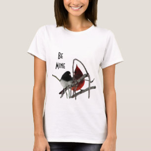 Camiseta Pareja extraña - Pájaros en la T-S de Bush...