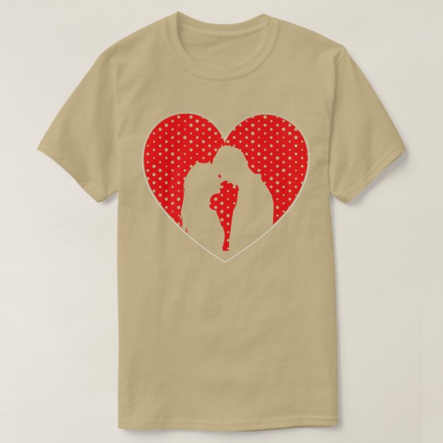 Camiseta Pareja Feliz Día de San Valentín Caritativo Amante (Diseño del anverso)