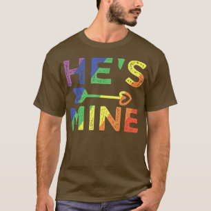 Camiseta Pareja gay masculina coincide con orgullo LGBT 