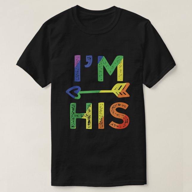 Camiseta Pareja gay que coincide con mi orgullo LGBT (Diseño del anverso)