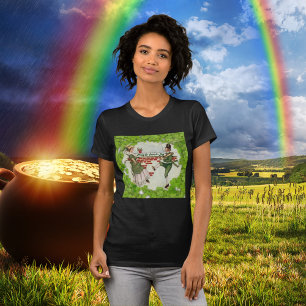 Camiseta Pareja irlandesa de danza vintage