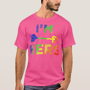 Camiseta Pareja Lesbiana Im Hers Shes Mine Coincidiendo Con