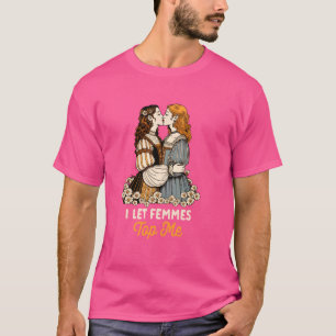 Camiseta Pareja lesbiana Orgullo LGBT LGBTQ Dejé que las mu
