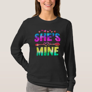Camiseta Pareja Lesbiana Shes Mine Coincide Con Lgbt Pride 