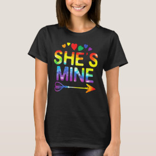 Camiseta Pareja Lesbiana Shes Mine Coincidiendo Orgullo Lgb