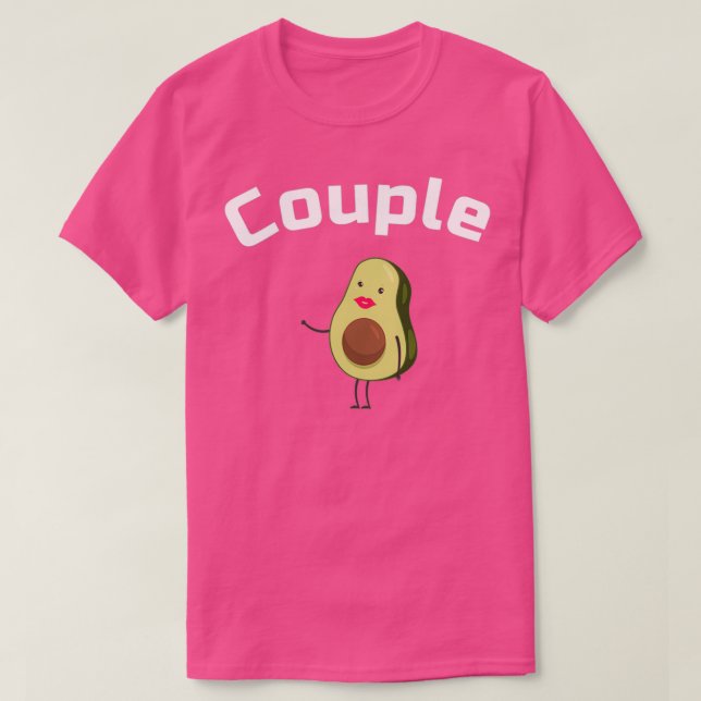 Camiseta Pareja Mujeres Aguacate Pareja (Diseño del anverso)