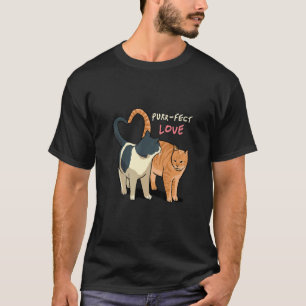 Camiseta Pareja Perfecta Gatos Gatito Minino Animal Gato