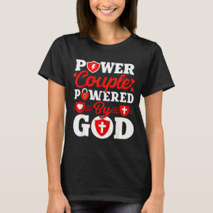 Camiseta Pareja que fue creada por Dios Ropa de Parejas Cri
