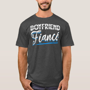 Camiseta Pareja recién comprometida prometido revelación co