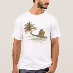 Camiseta Pareja Sentada en una Palma