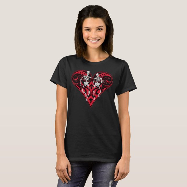 Camiseta Pareja Skeleton (Anverso completo)