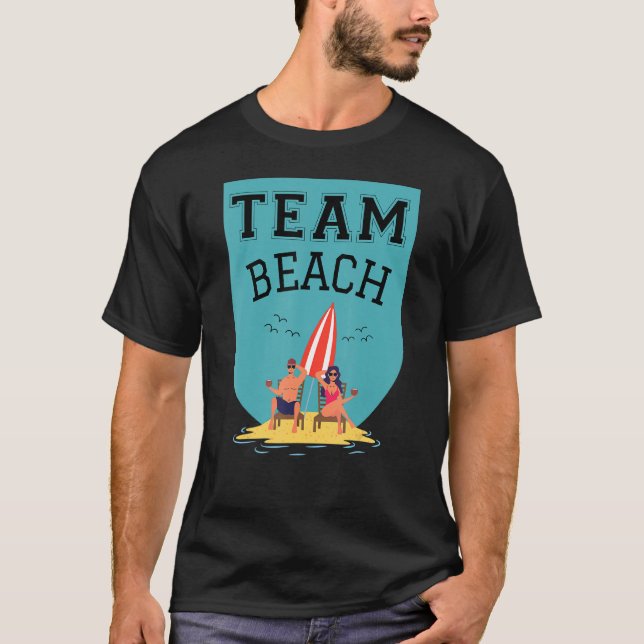 Camiseta Pareja Team Beach (Anverso)