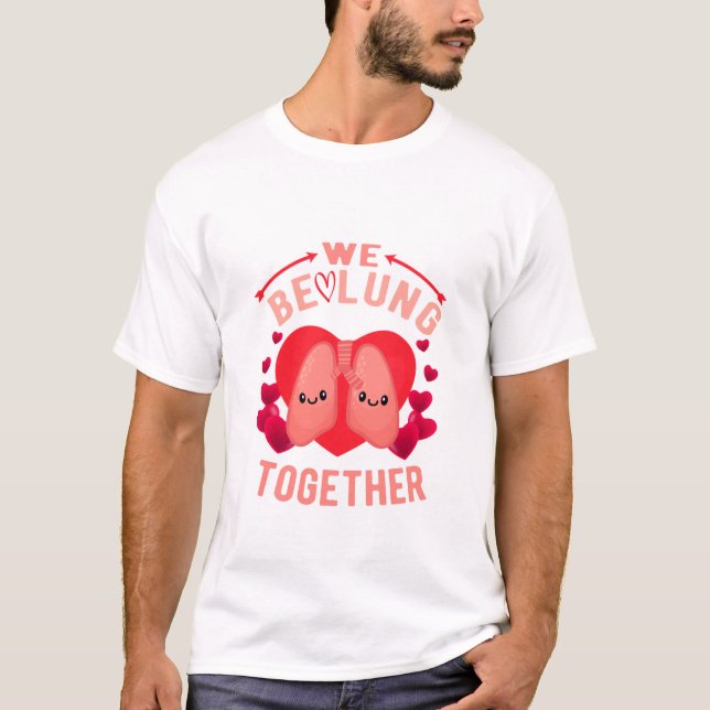 Camiseta Pareja terapéutica respiratoria Estaremos unidos (Anverso)