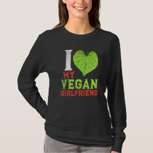 Camiseta Pareja Vegan Basada En Plantas Me Encanta Mi Vegan