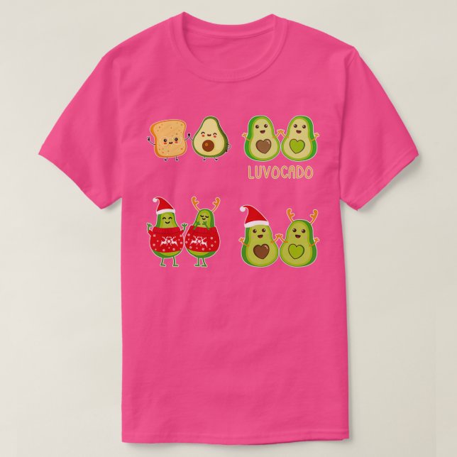 Camiseta Parejas aguacate Cute Classic TShirt (Diseño del anverso)