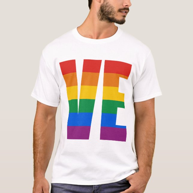 CAMISETA PAREJAS AMAN LETRAS - VE (Anverso)