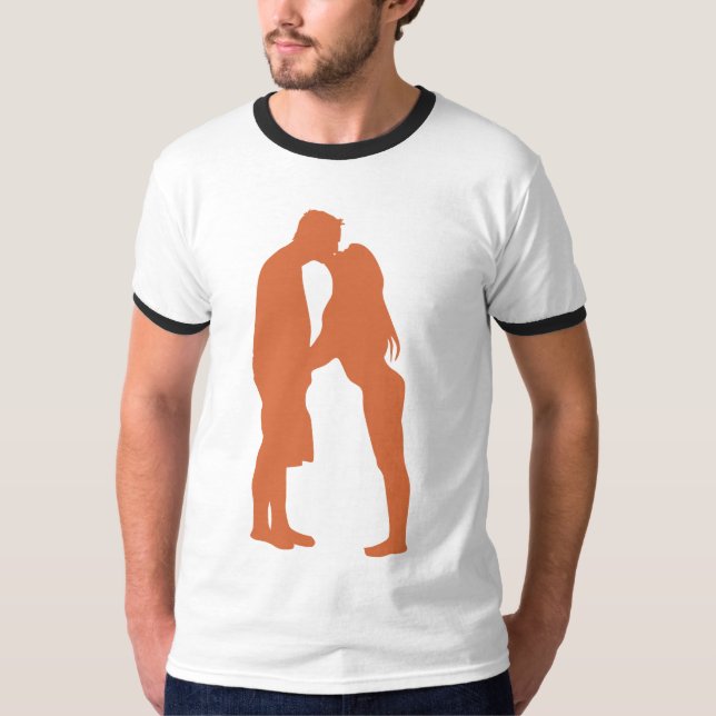 Camiseta Parejas besando (Anverso)