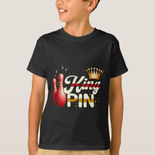Camiseta Parejas Bowler League Bowler King Pin Wearing Cro