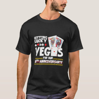 Camiseta Parejas Casadas 10 Años Vegas 10.ª Annive Boda