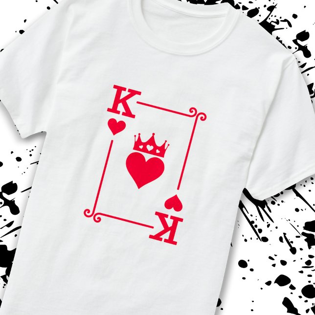 Camiseta Parejas coincidentes Disfraz de Halloween Rey de C (Subido por el creador)