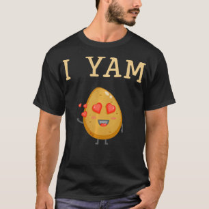 Camiseta Parejas de Acción de Gracias preparan mi batata du