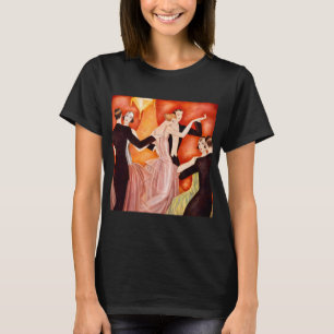 Camiseta Parejas de baile Art Déco Salón de baile de los añ