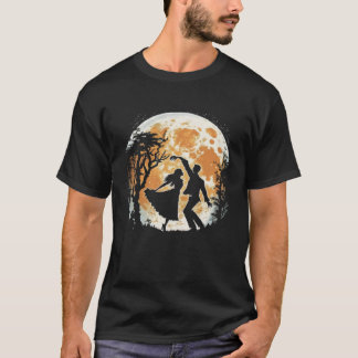 Camiseta Parejas de baile lunar Silhouette