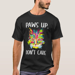 Camiseta Parejas de gato que no se preocupan mamá de gatos 