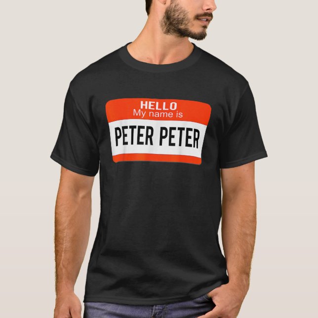 Camiseta Parejas De Hombres Vestir Peter Pumpkin Comer Spla (Anverso)
