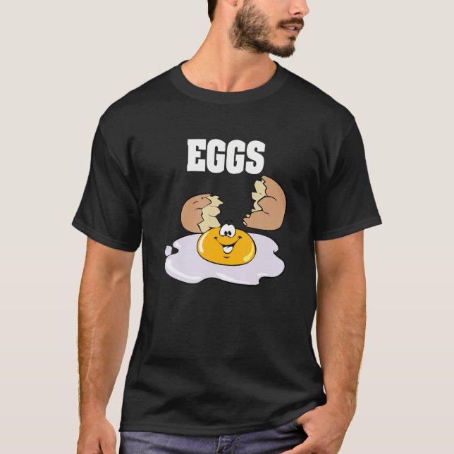 Camiseta Parejas de huevo Disfraces de Halloween Huevos de  (Anverso)