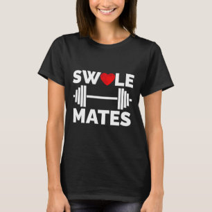 Camiseta Parejas de juego de máscaras Swole Parejas de entr