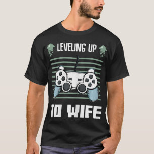 Camiseta Parejas de juegos de mujeres ascendiendo a esposa